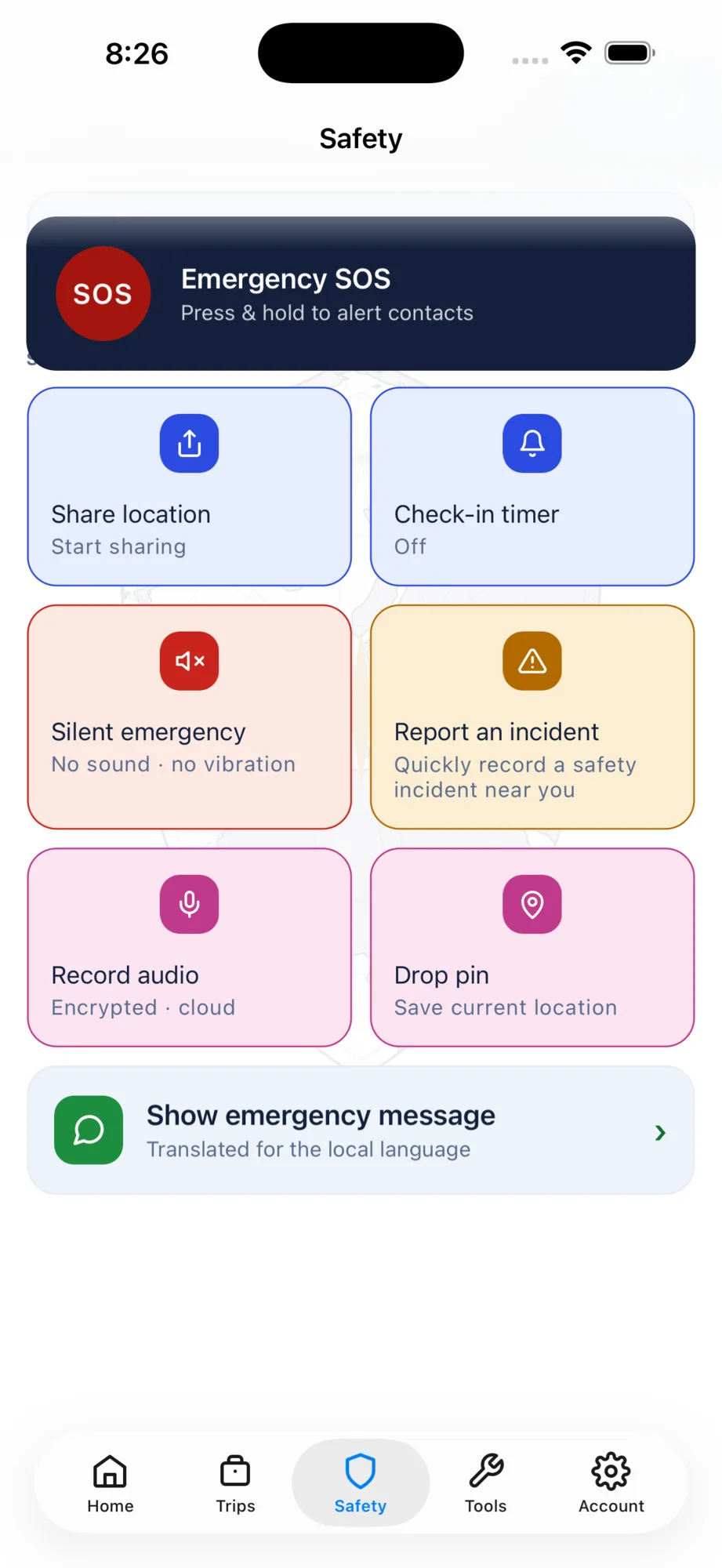 Check-in timer