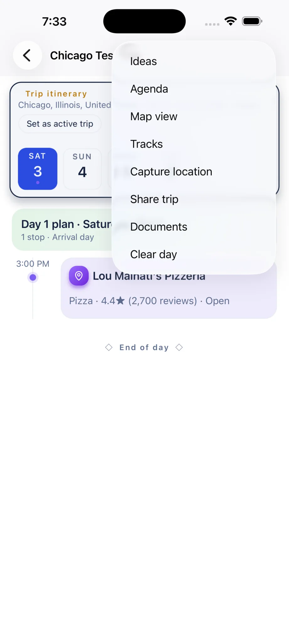 Trip sharing